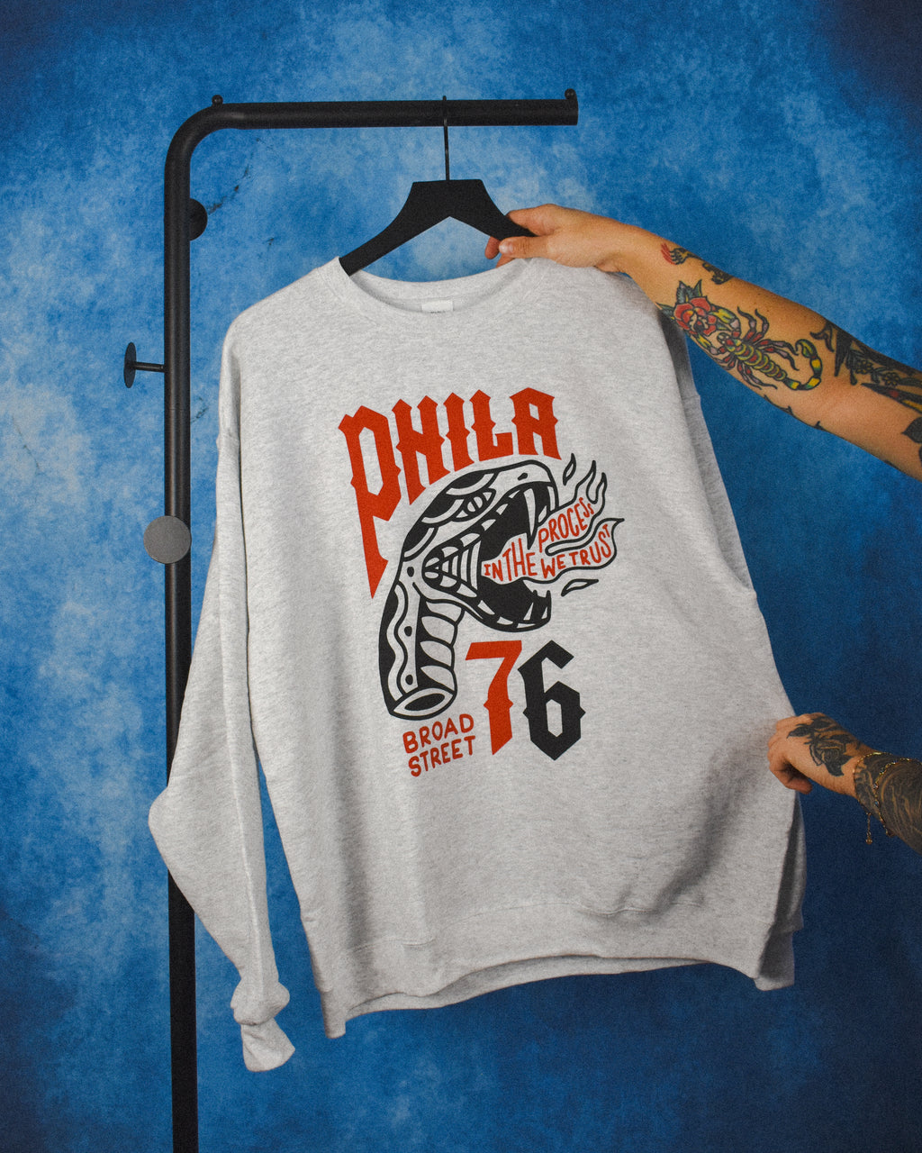 '76' Crewneck Sweatshirt