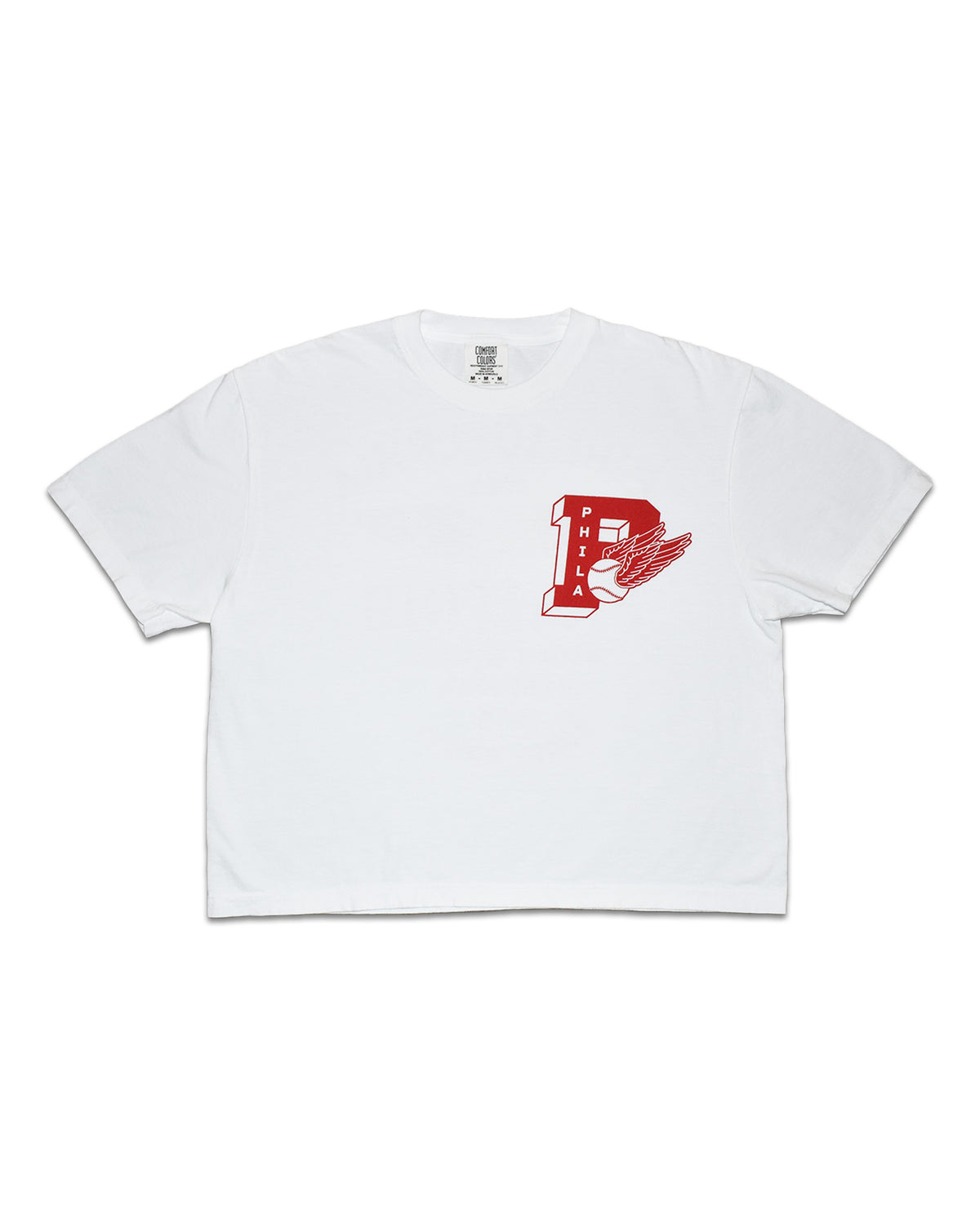 'Fightins Moto' Cropped Shirt