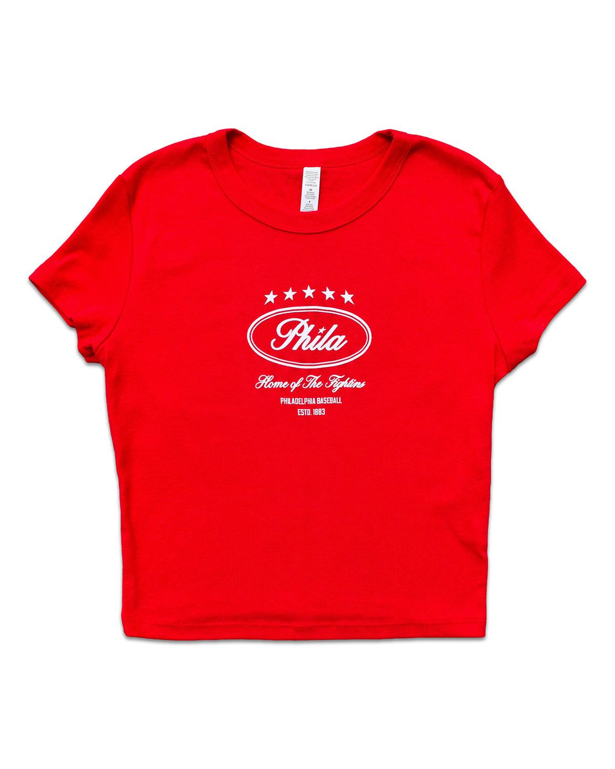 Women's 'Fightins Stamp' Baby Tee